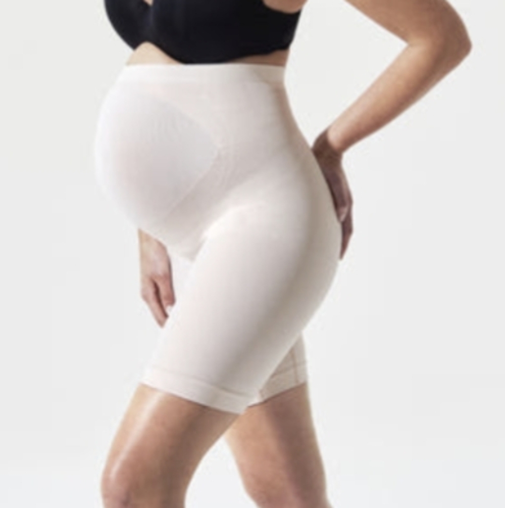 BLANQI Maternity Leggings in Light Cream